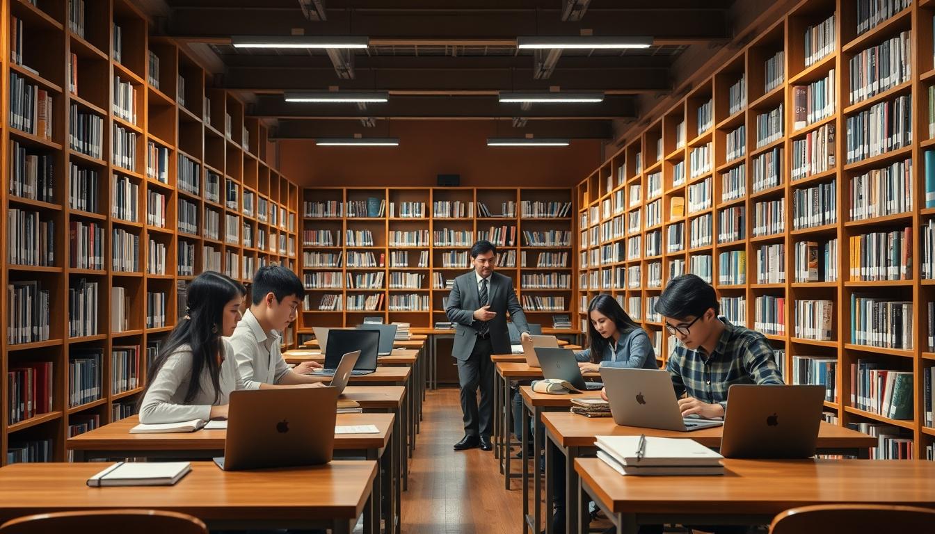 Organized study environment supporting productive learning